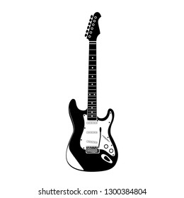 Electric guitar icon with lever With this icon, you can point to sections of the online store, make identification marks in booklets and other places. 