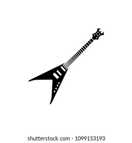 electric guitar icon vector