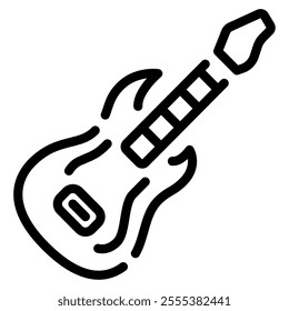 Electric Guitar icon for web, app, infographic, etc