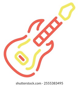 Electric Guitar icon for web, app, infographic, etc