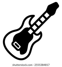 Electric Guitar icon for web, app, infographic, etc