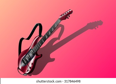 Electric Guitar Illustration