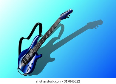 Electric Guitar Illustration