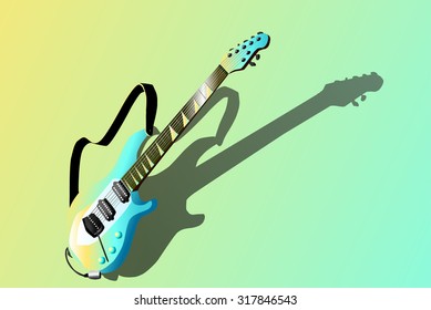 Electric Guitar Illustration