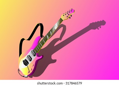 Electric Guitar Illustration