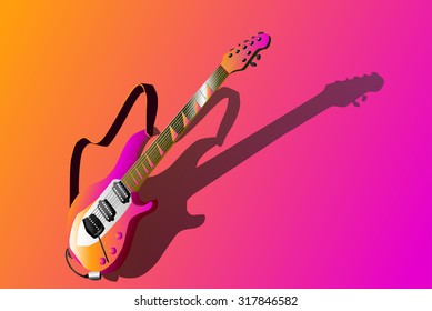 Electric Guitar Illustration