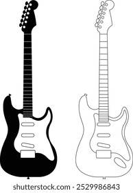 Electric Guitar Illustration - Statocaster