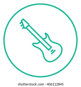 Elektrisches Gitarrensymbol.