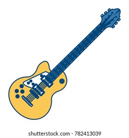 Electric guitar music instrument