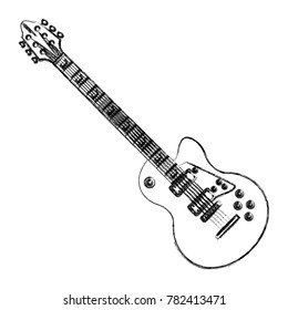 Electric guitar music instrument