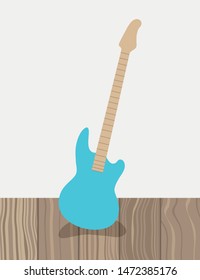 electric guitar musical instrument icon