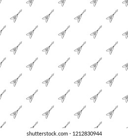 Electric guitar pattern vector seamless repeating for any web design
