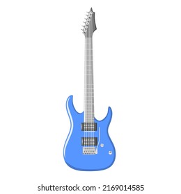 Electric guitar perfect for vector graphics, children's book illustrations, stickers, screen printing, logos, and other branding needs