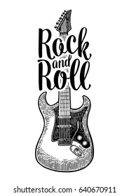 rock and roll electric guitar