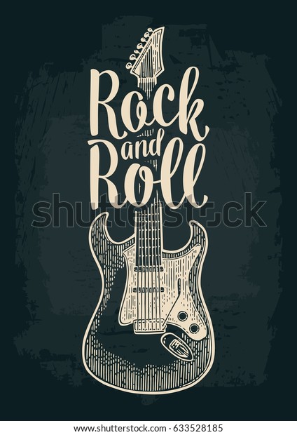 Vector De Stock Libre De Regalias Sobre Guitarra Electrica