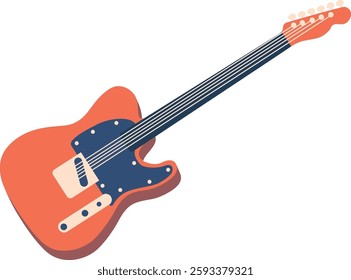 Electric guitar stringed music instrument