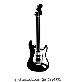 electric guitar vector icon illustration