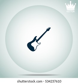 Electric guitar  vector illustration.