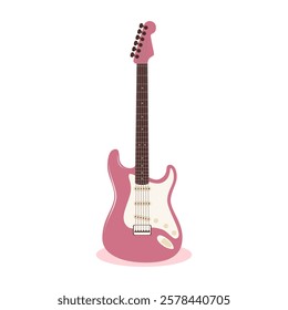 electric guitar vector illustration flat illustration 