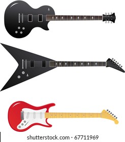 electric guitars