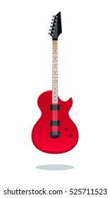 Electric guitar.Vector illustration