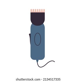 Electric hair clipper. Barbershop and hairdresser vector icon