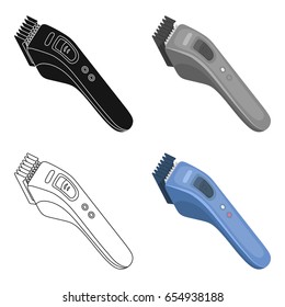 Electric hair clipper.Barbershop single icon in cartoon style vector symbol stock illustration web.