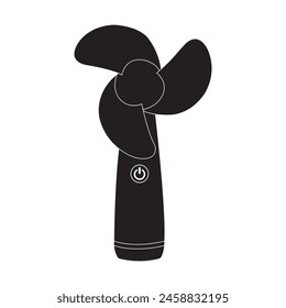Electric hand fan icon vector illustration simple design