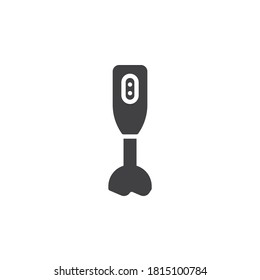 Electric hand mixer vector icon. filled flat sign for mobile concept and web design. Hand blender glyph icon. Symbol, logo illustration. Vector graphics