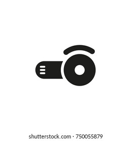 electric hand saw vector icon