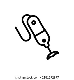electric handle mixer icon vector illustration logo template for many purpose. Isolated on white background.