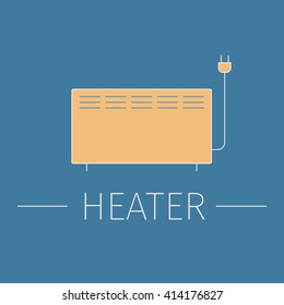 Electric heater icon