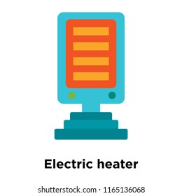 Electric heater icon vector isolated on white background, Electric heater transparent sign , snowy cold winter symbols