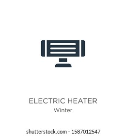 Electric heater icon vector. Trendy flat electric heater icon from winter collection isolated on white background. Vector illustration can be used for web and mobile graphic design, logo, eps10