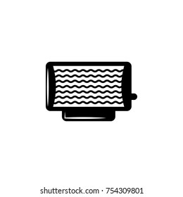 Electric heater icon. Winter element. Premium quality graphic design. Signs, outline symbols collection, simple thin line icon for websites, web design, mobile app, info graphics on white background