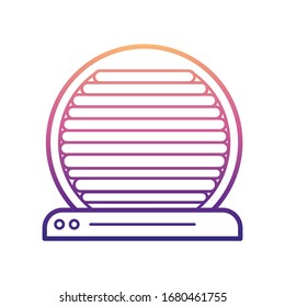electric heater nolan icon. Simple thin line, outline vector of Appliances icons for ui and ux, website or mobile application