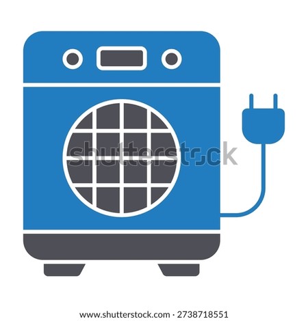 Electric heater Vector icon which can easily modify or edit

