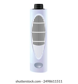 Electric heater is warming the room during the cold season