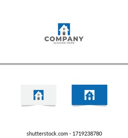 Electric Home Logo Design Template