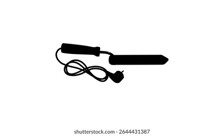 Electric Honey Uncapping Knife , Black Insulated Silhouette