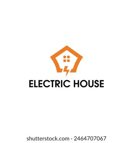 electric house real estate logo 