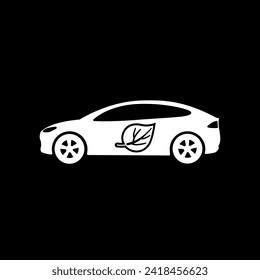 Electric of hybrid vehicle. Vector Illustration