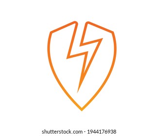 Electric icon. The concept of energy and electric power. Vector illustration of lightning charging icon for industry and superpower symbol, single Electric Icon.