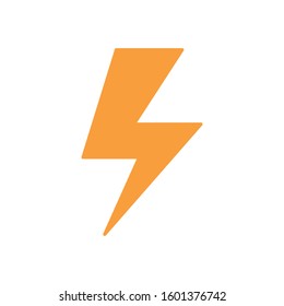 Electric Icon for Electricity and Technology