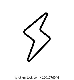 Electric Icon for Electricity and Technology