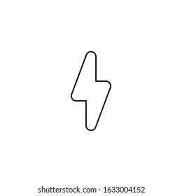 Electric icon. Energy symbol. Logo design element