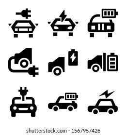 electric icon isolated sign symbol vector illustration - Collection of high quality black style vector icons
