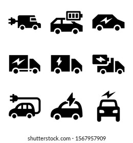 electric icon isolated sign symbol vector illustration - Collection of high quality black style vector icons
