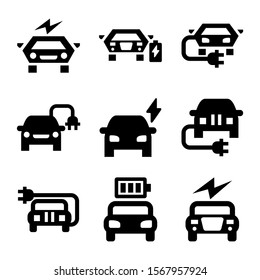 electric icon isolated sign symbol vector illustration - Collection of high quality black style vector icons

