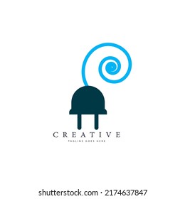 Electric Icon Logo Design Element
